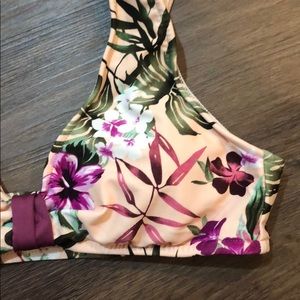 Floral Bathing Suit Top